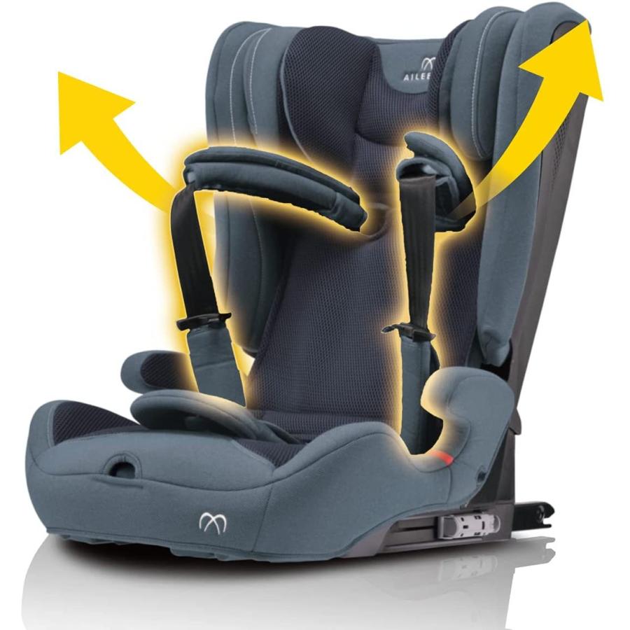 ジュニアシート ISOFIX 1歳から CF532 エールベベ パパット2 プレミアム デニムブルー 1歳から ailebebe carmate (R80)｜carmate｜17