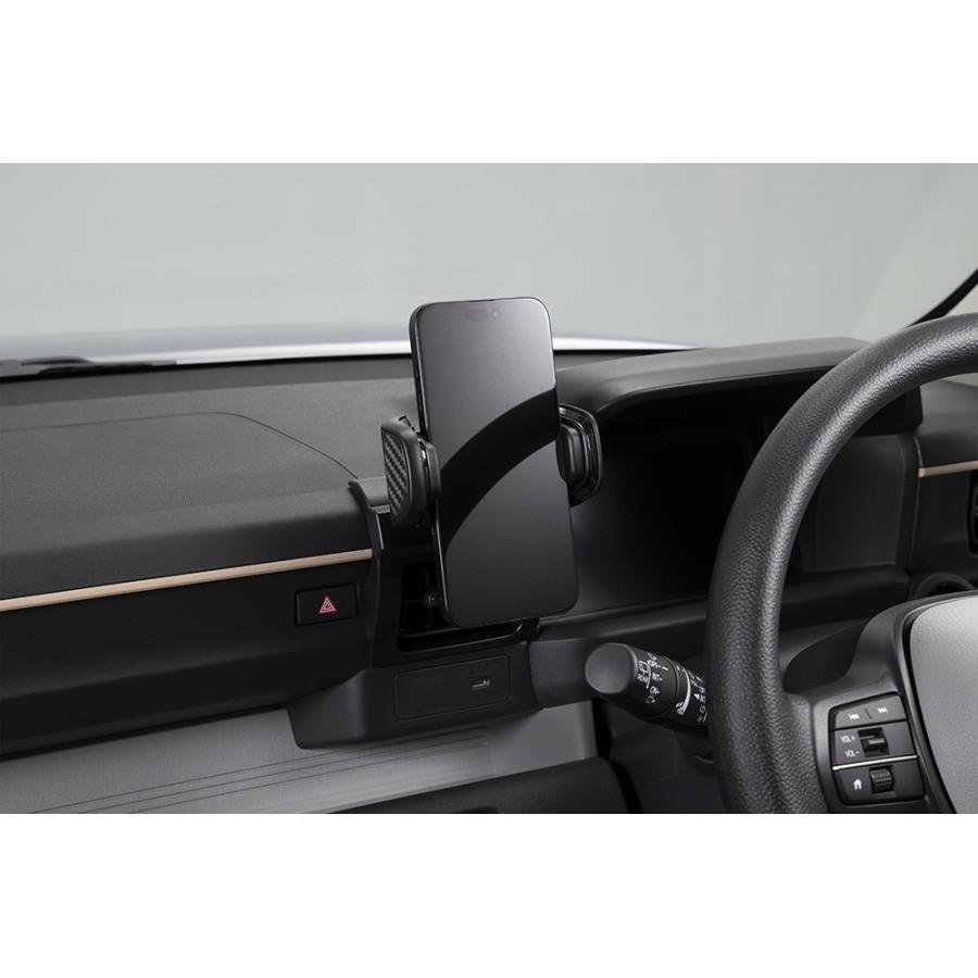 カーメイト N-ONE e 専用 スマホホルダー スマホスタンド クイック