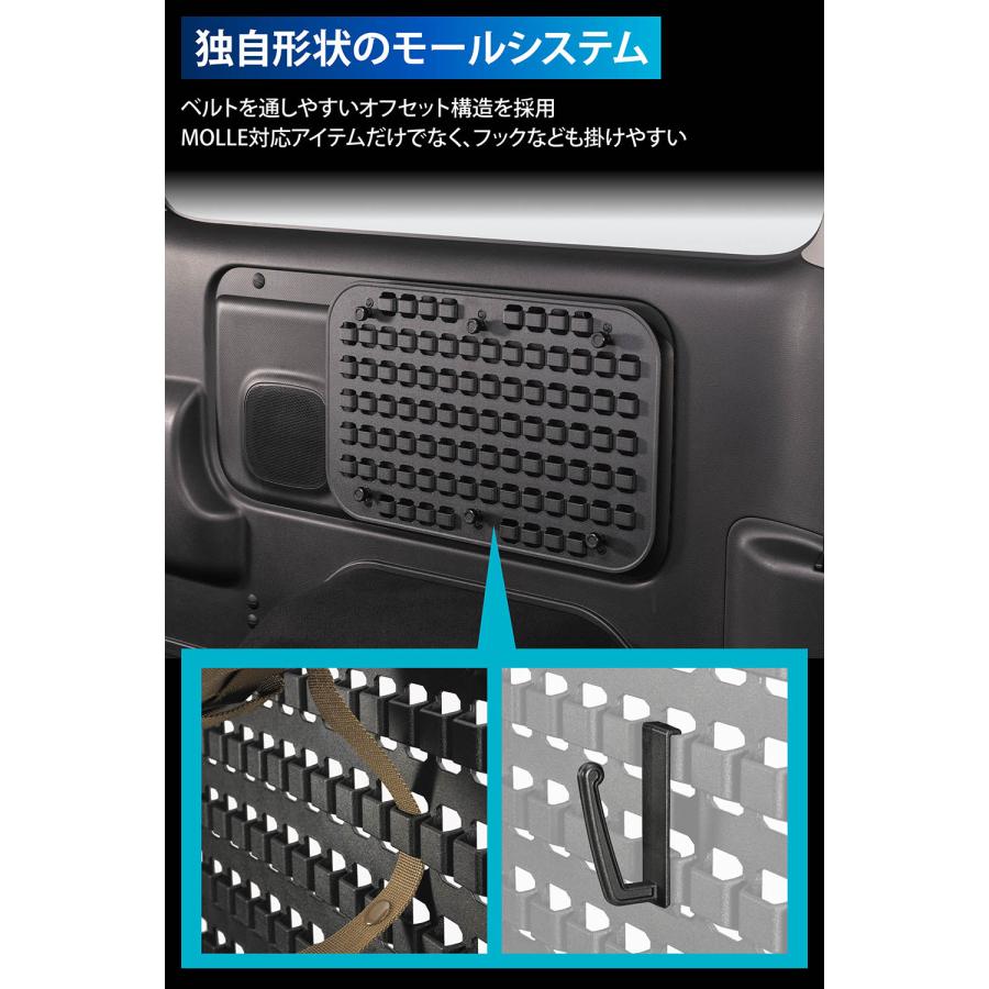 パンドラハーツ　キャンバスパネル　5点 カーメイト（CARMATE） キャラバン NV350 E26系 専用 モールパネル
