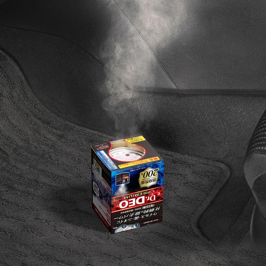 消臭剤 車 除菌 消臭 D236 Dr.DEO ドクターデオ プレミアム スチームタイプ 浸透 無香 シート 内装 消臭除菌 スチーム carmate (R80)(P05) | カーメイト | 06