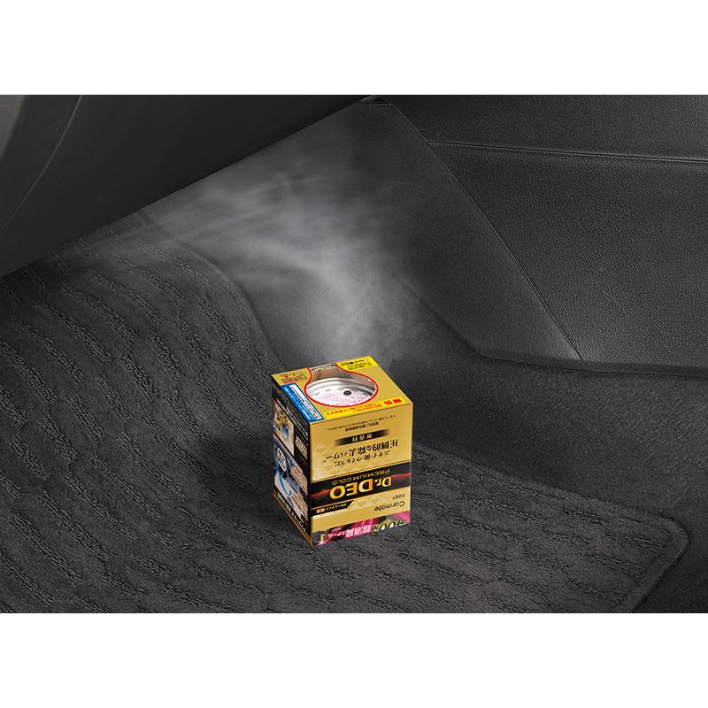 車 消臭剤 D287 ドクターデオ プレミアムゴールド スチームタイプ 循環 無香 安定化二酸化塩素 二酸化塩素 エアコン 強力 除菌 消臭 carmate (R80)(P05) | カーメイト | 05