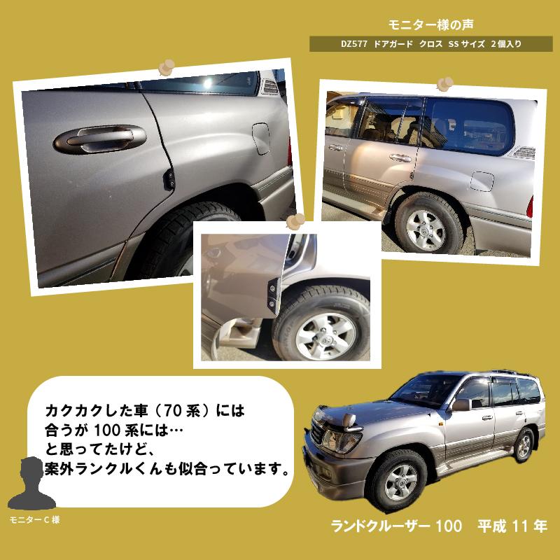 車 ドアガード ドアモール ドアガードプロテクター DZ577 ドアガードクロス SSサイズ 2個入り RV車 SUV車 carmate (R80)(P05) | カーメイト | 11