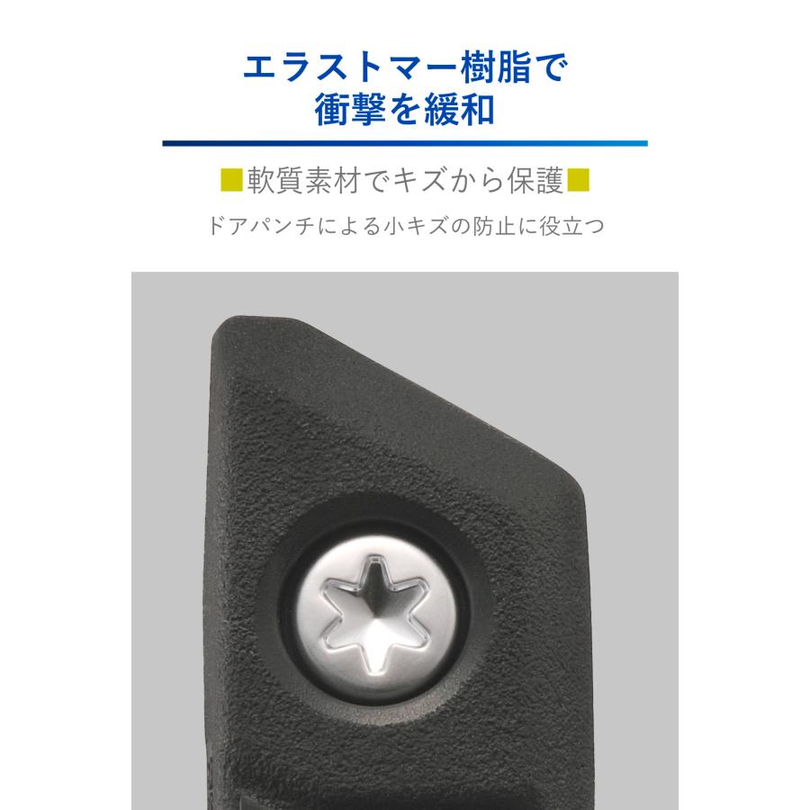 車 ドアガード ドアモール ドアガードプロテクター DZ577 ドアガードクロス SSサイズ 2個入り RV車 SUV車 carmate (R80)(P05) | カーメイト | 03