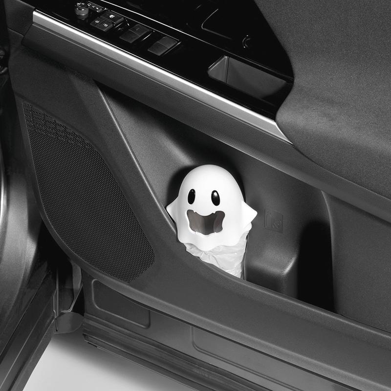 カーメイト（CARMATE） 車 ゴミ箱 DZ601 おばけゴミ箱 ホワイト ごみ箱