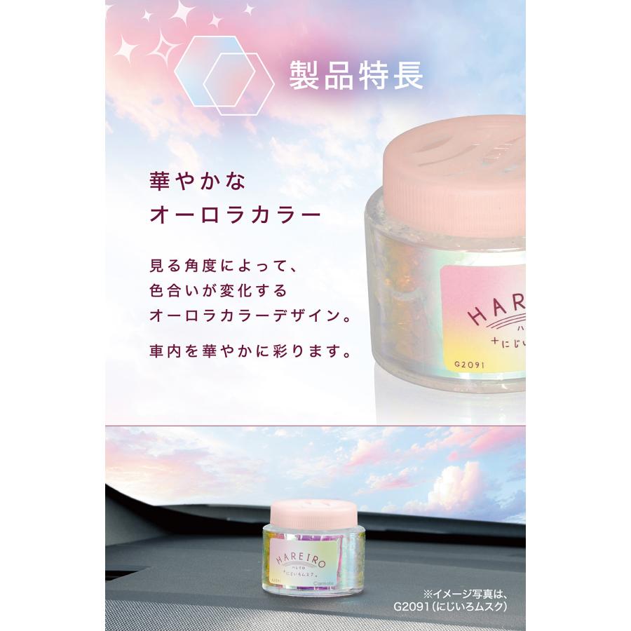 カーメイト（CARMATE） 車 芳香剤 G2092 ハレイロ ゲル にじいろブーケ