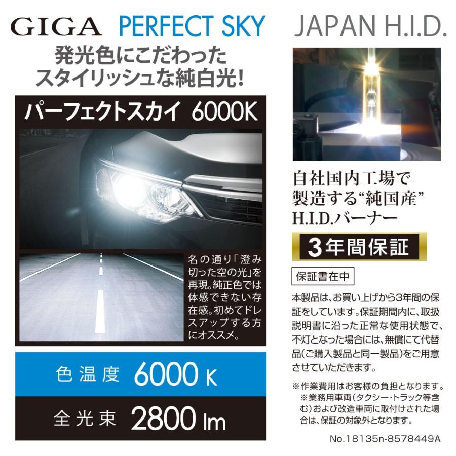 カーメイト GHB260N パーフェクトスカイ D2R/Sバーナー GIGA