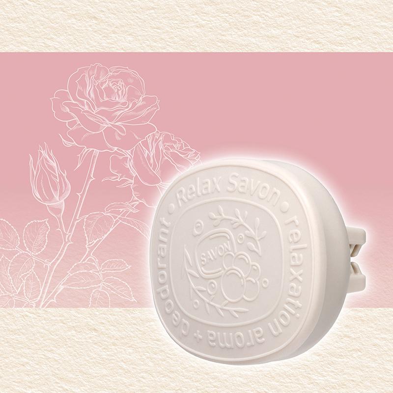 カーメイト（CARMATE） 車 芳香剤 エアコン ローズ サボン H1681