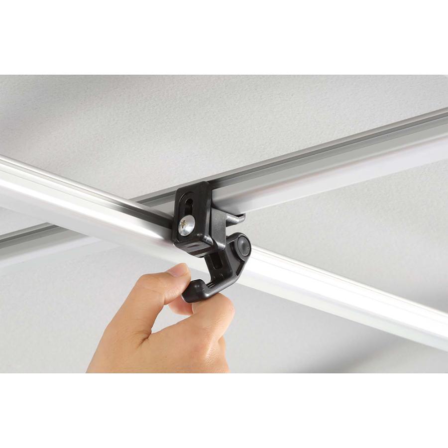 ロッドホルダー 車 釣竿 収納 カーメイト IF19 ロッドホルダーJフック10ワイド ロッド 積載本数 10本 釣り竿 天井 収納 inno carmate (R80) (P05) | INNO | 13