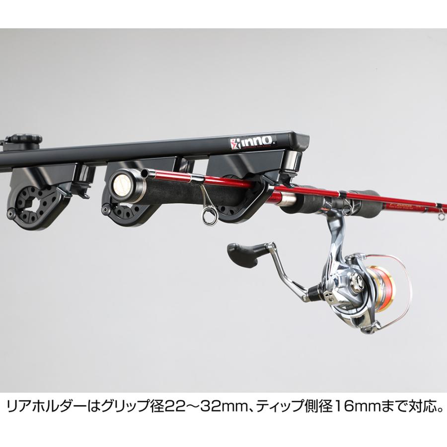カーメイト（CARMATE） ロッドホルダー 車 INNO IF26BK ロッドホルダー