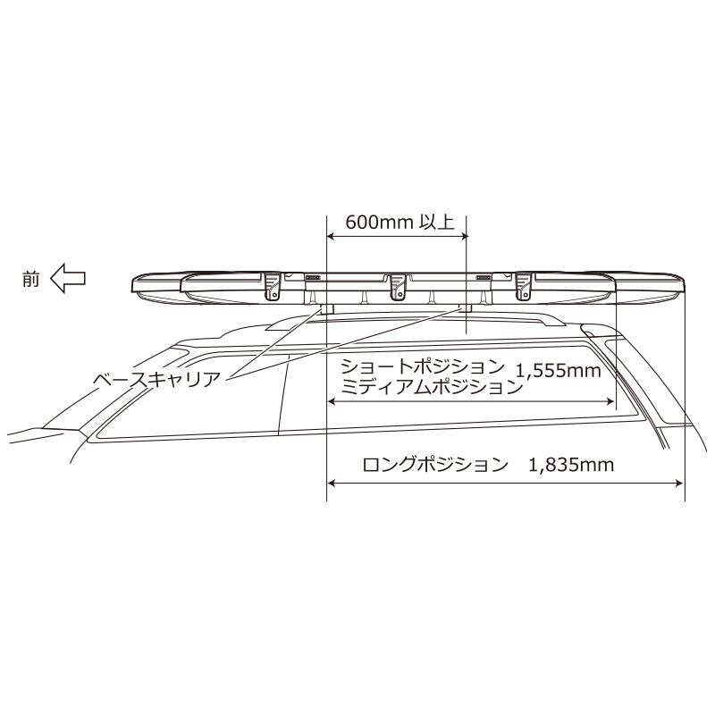 ロッドケース ハード カーメイト IF44BK ロッドボックス290 ブラック 9ftまで収納可能 長さ調整可能 車 ルーフ用ロッドボックス carmate｜carmate｜16