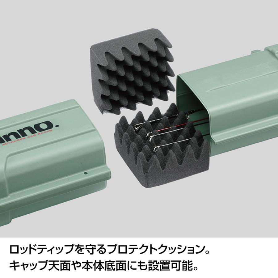 INNO ロッドケース ハード IF45SG ロッドケースJ 伸縮 延長 長さ調整