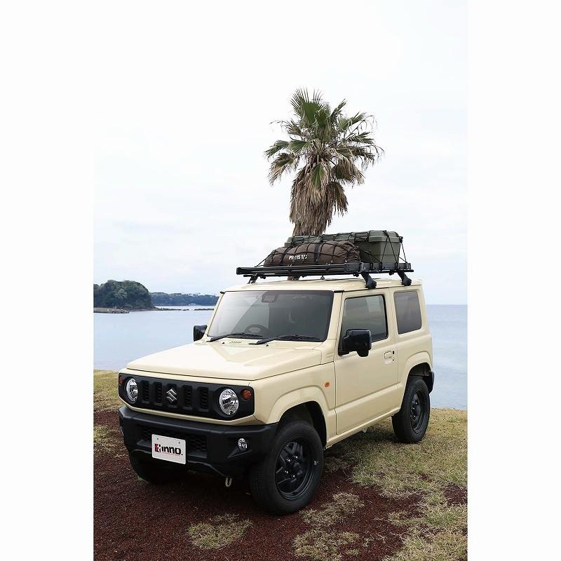 完売御礼】車 ルーフラック ルーフキャリア INNO IN559BK アルミラック 