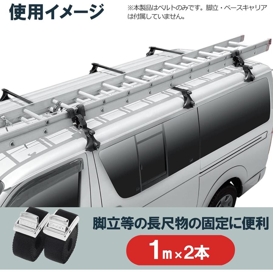 INNO 荷締めベルト 1m 2本入り IN820 ハイグレードベルト 100 幅25mm
