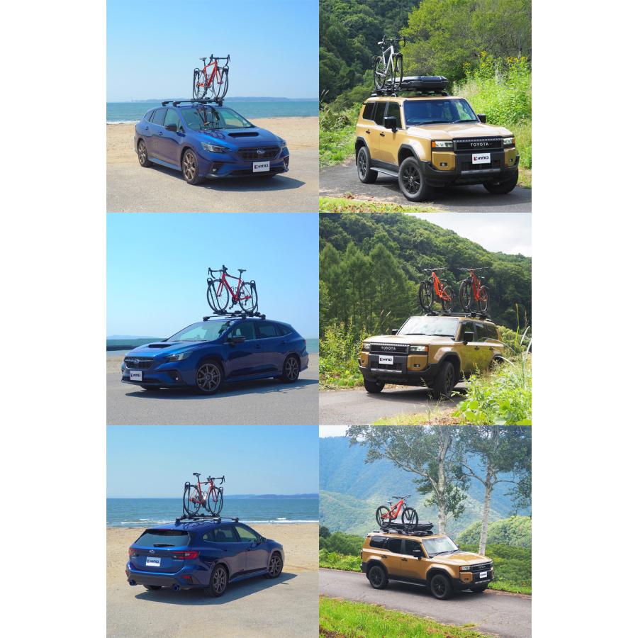 INNO INA396 タイヤホールド 3 キャリア 自転車 積載 車 ロードバイク 