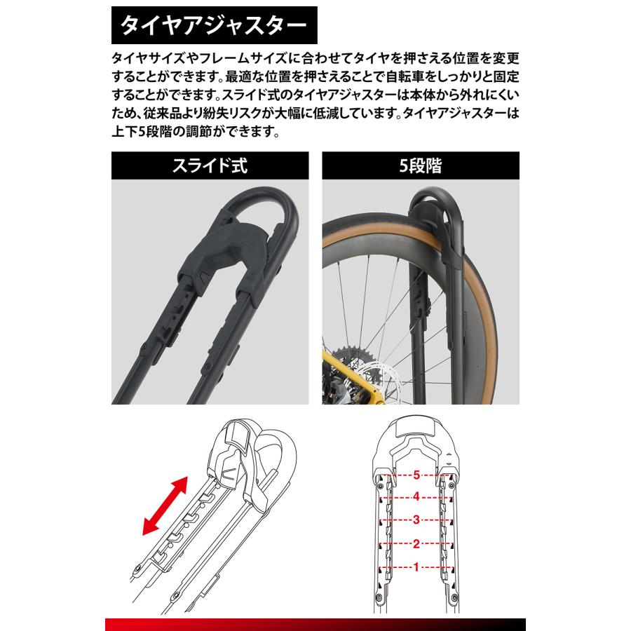 INNO INA396 タイヤホールド 3 キャリア 自転車 積載 車 ロードバイク