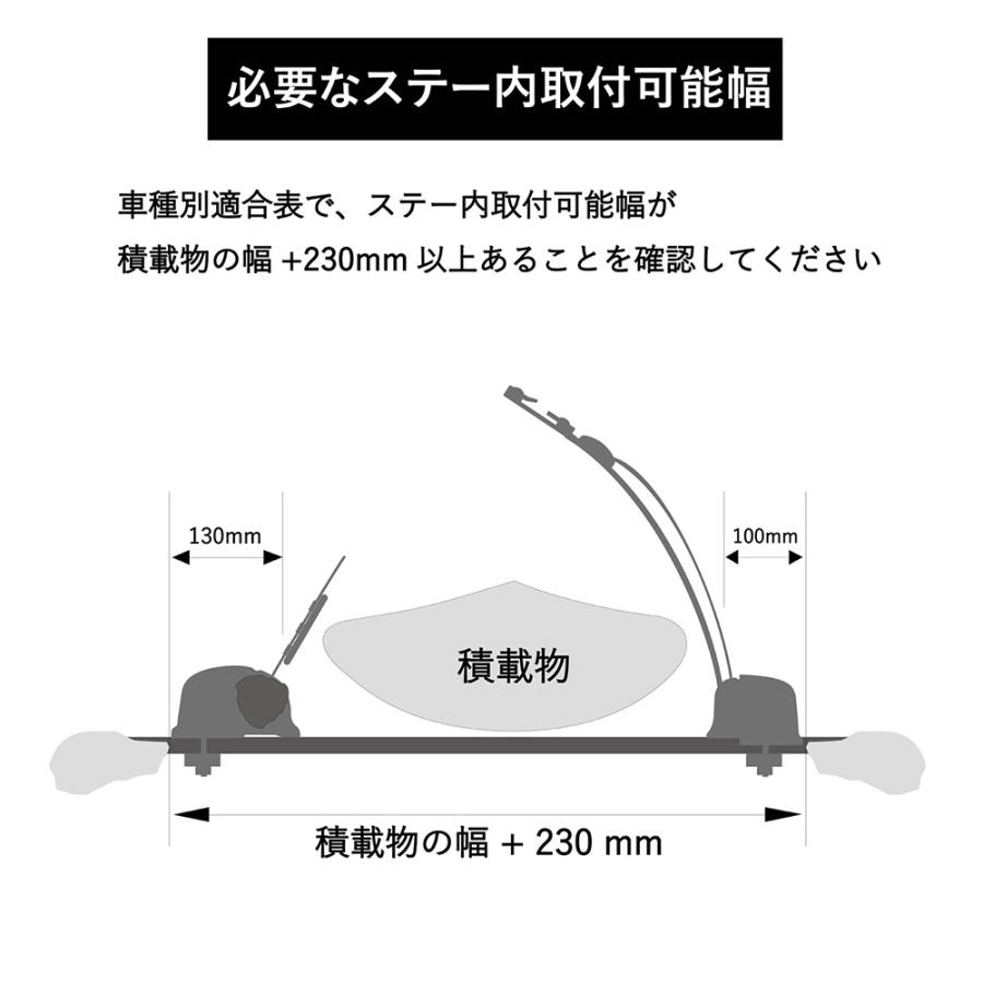 INNO 車 キャリア INA445JP ボード カヤック ロッカー カヌー