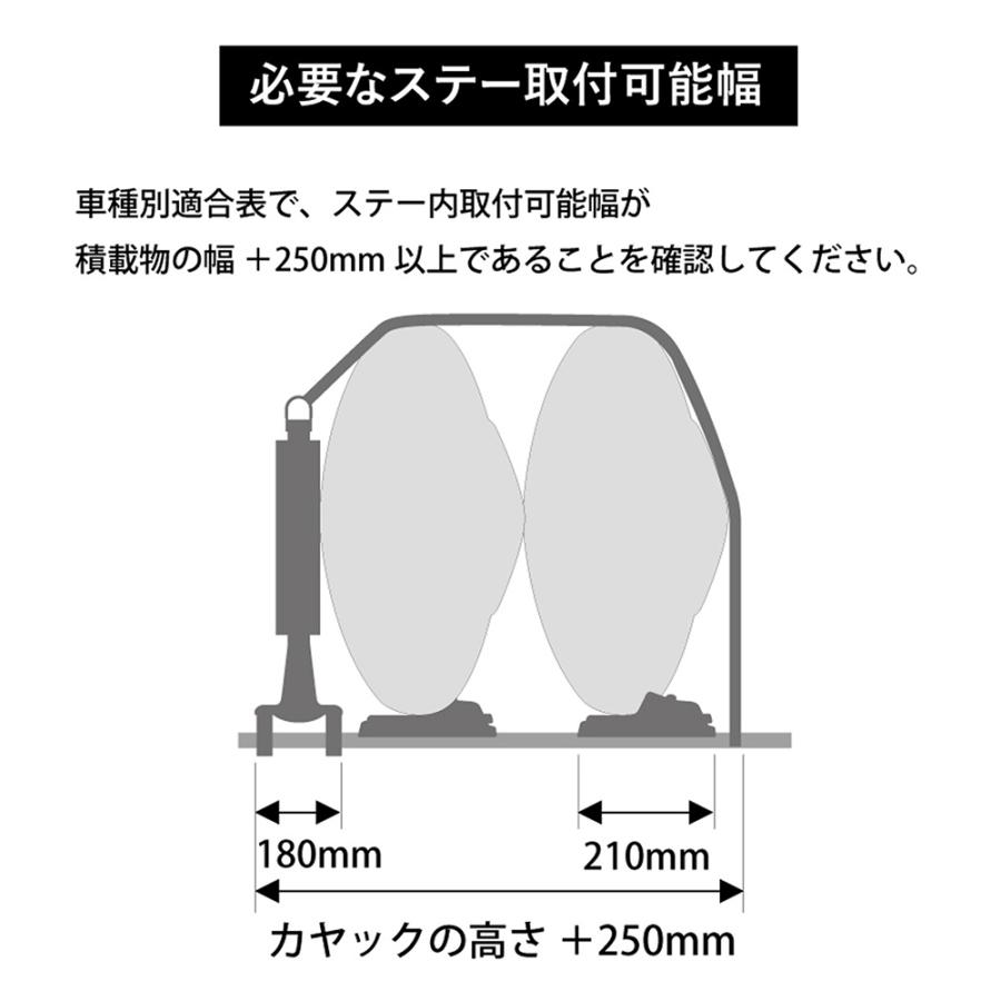 INNO 車 ルーフキャリア INA455 カヤックアタッチメント3 カヤック