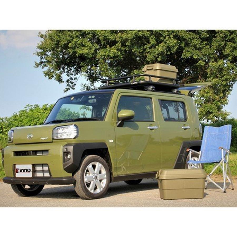 INNO 車 ルーフラック INA510 ルーフデッキ 100 幅1000mm×1100mm サビ