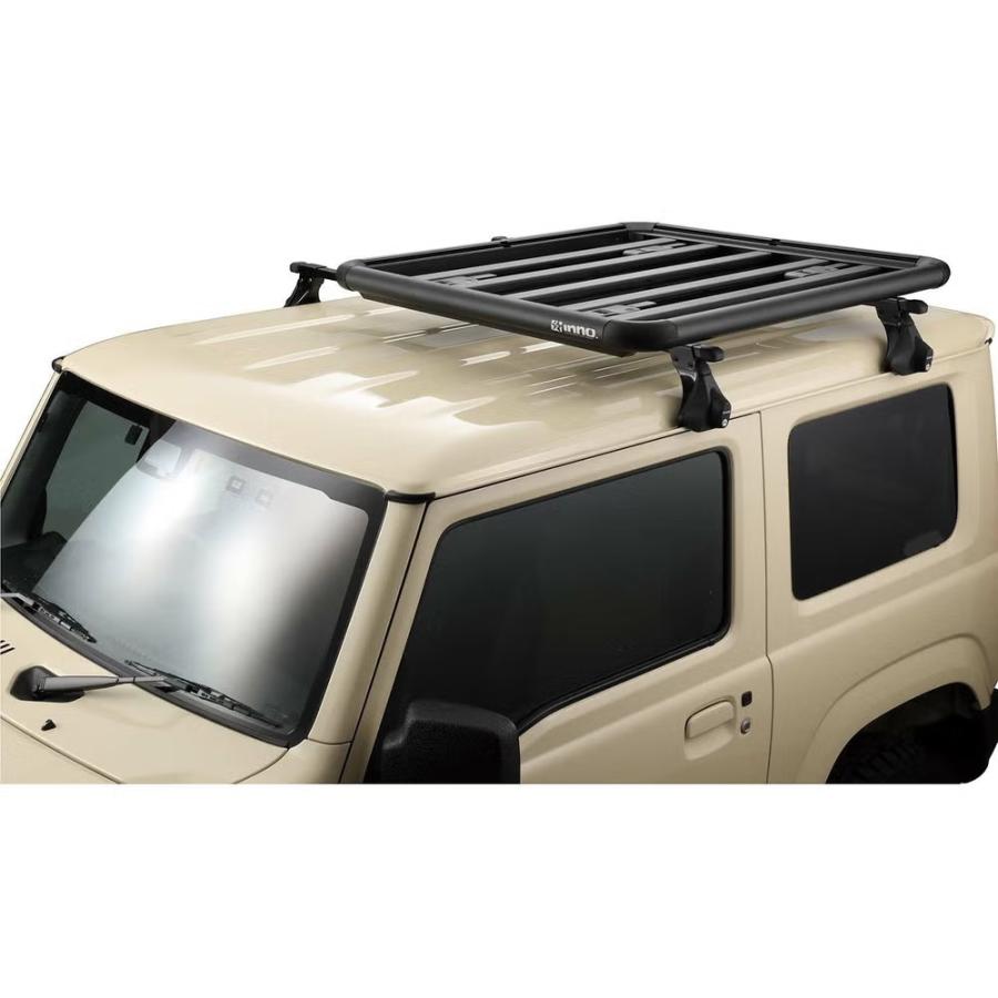 INNO 車 ルーフラック INA510 ルーフデッキ 100 幅1000mm×1100mm サビ