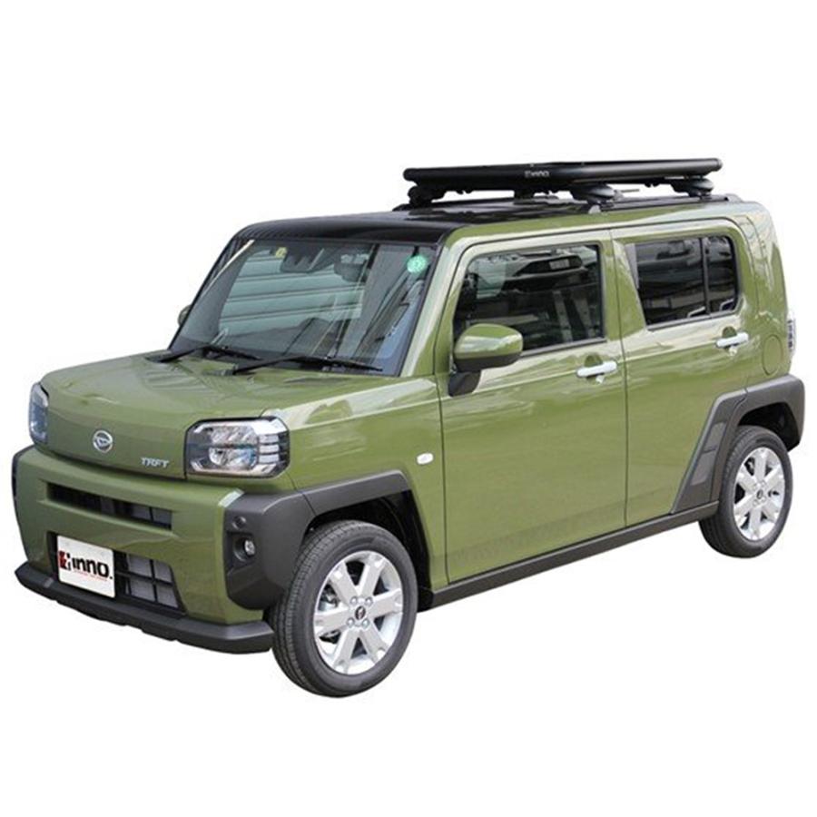 INNO 車 ルーフラック INA510 ルーフデッキ 100 幅1000mm×1100mm サビ