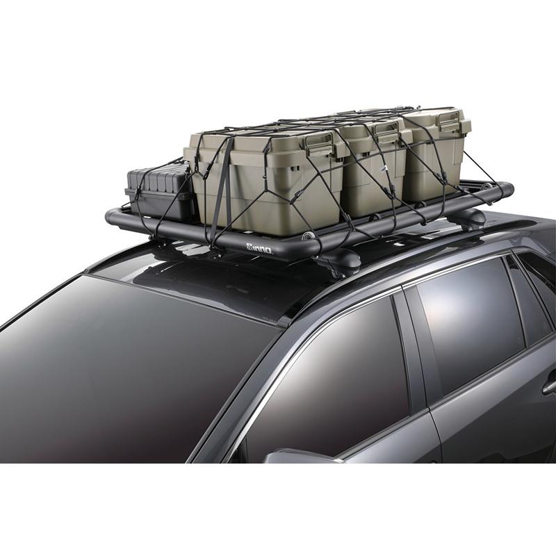 【美品】ルーフラック　INNO INA515ルーフ
デッキ120 INNO 車 ルーフラック INA515 ルーフデッキ 120 幅1200mm×1400mm サビ