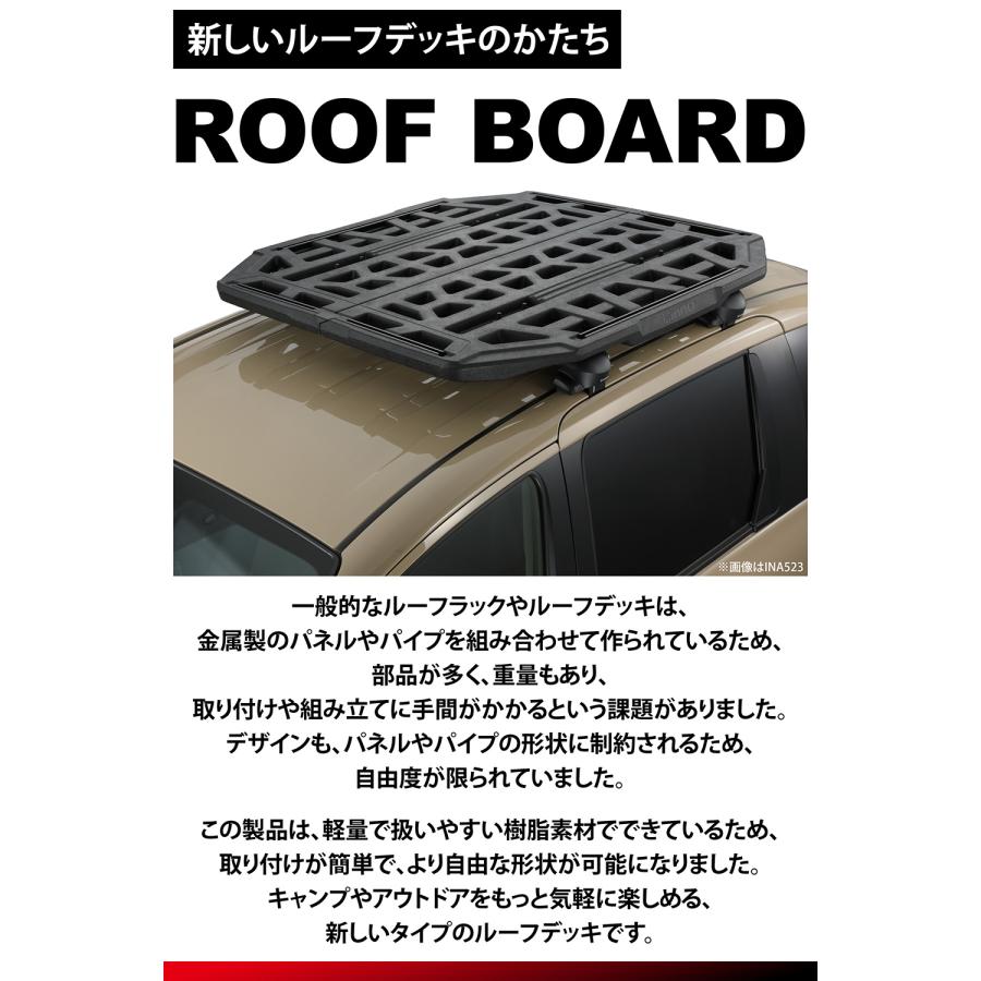 INNO 車 ルーフラック INA521BK ルーフボード 110BK 幅1400mm×1100mm 