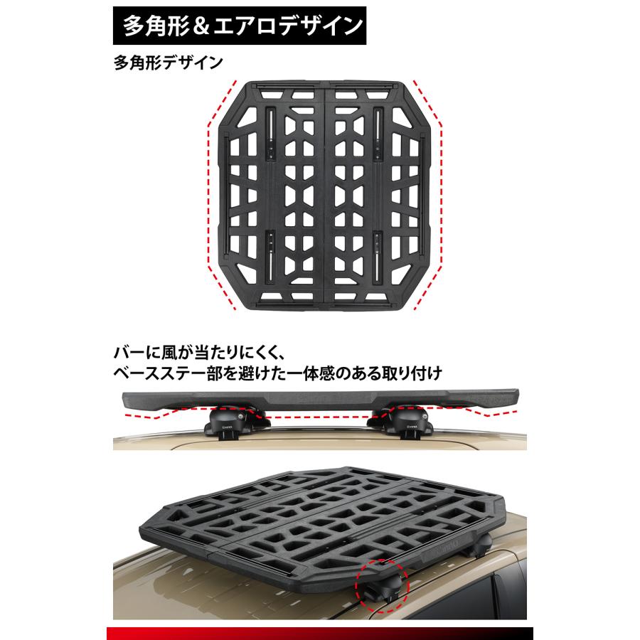 INNO 車 ルーフラック INA523BK ルーフボード 130BK 幅1400mm×1300mm