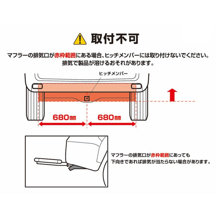 INNO 車 ルーフラック ヒッチキャリア INA530 ルーフデッキ 45 幅430mm