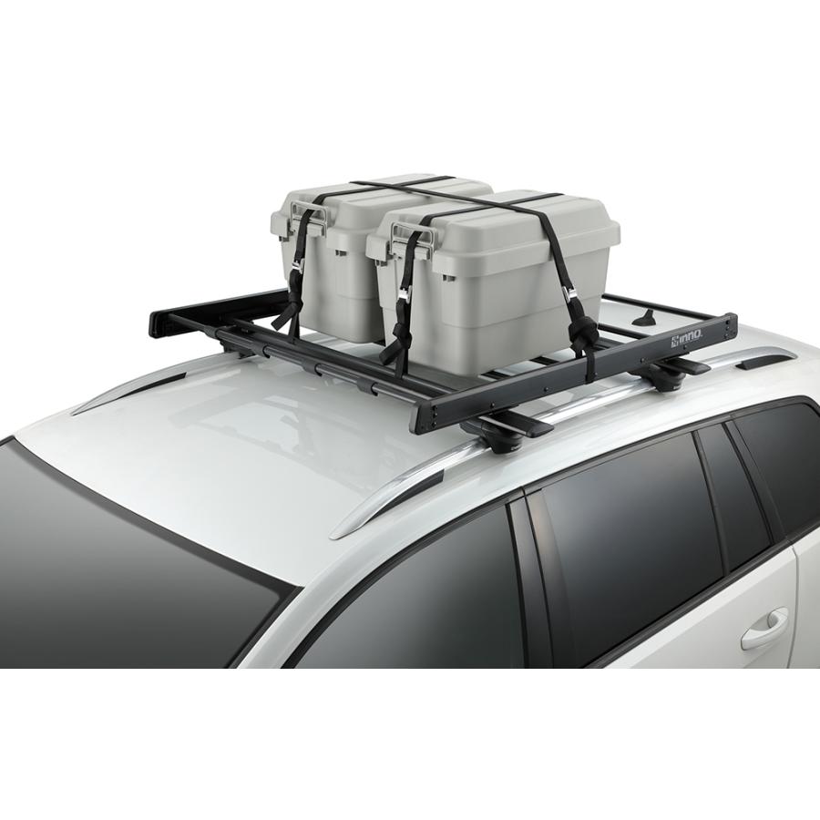 INNO 車 ルーフラック INT512BK ライトラック105 幅1050mm×1190mm 軽量