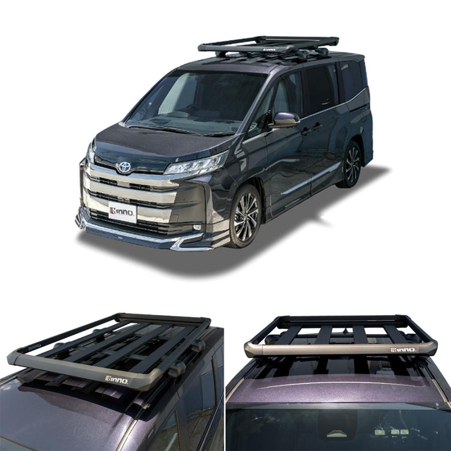 INNO 車 ルーフラック INT537BK エアロラック 120 幅1245mm×1670mm