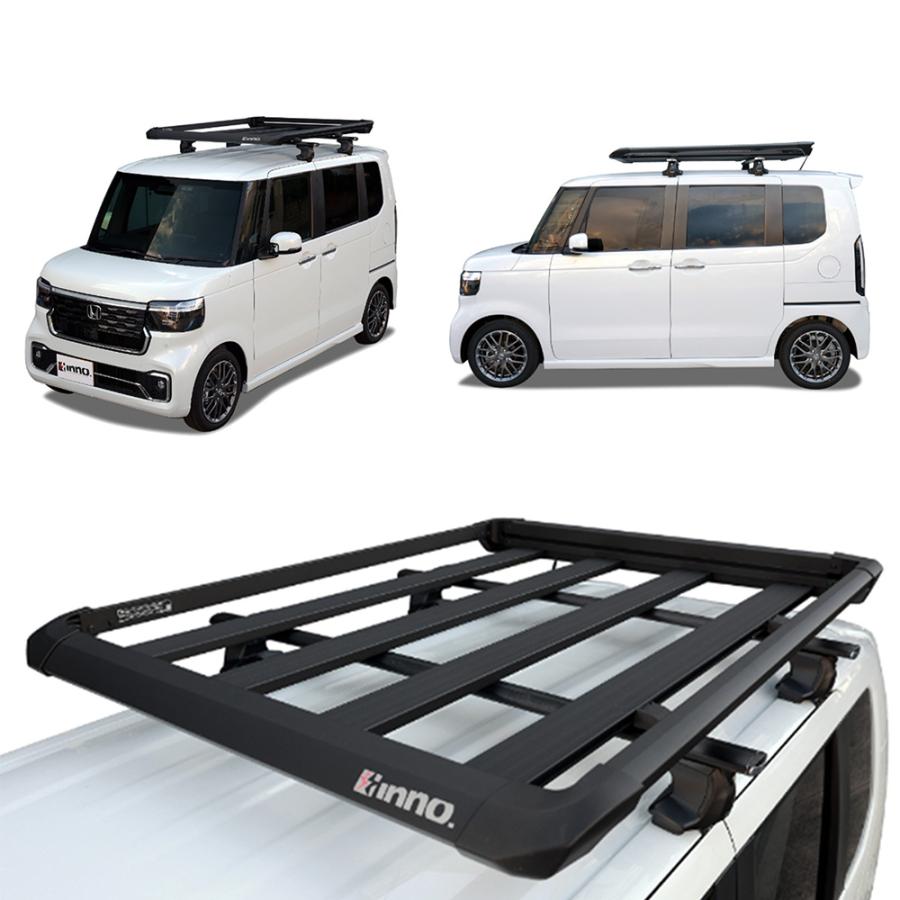 INNO 車 ルーフラック INT537BK エアロラック 120 幅1245mm×1670mm