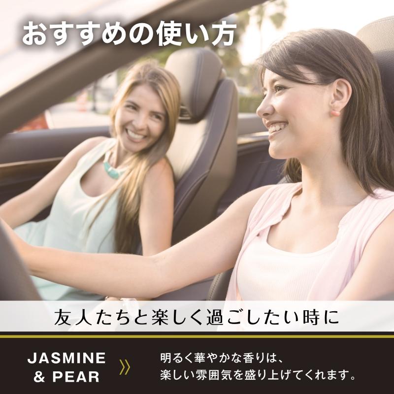 カーメイト 2本で送料無料 車 芳香剤 ジャスミン＆ペアー L10052