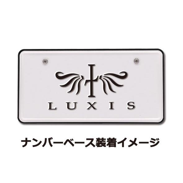 カーメイト ナンバーフレーム ブラック LS401 LUXIS ナンバー