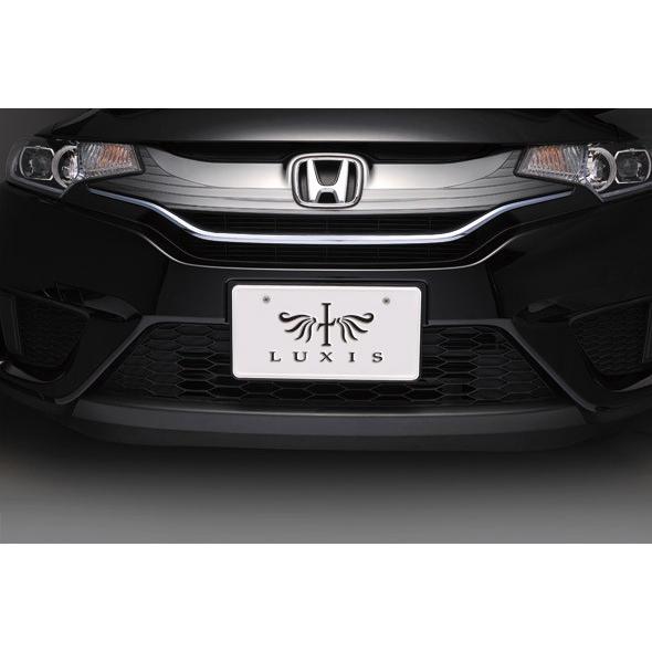 ナンバーフレーム ブラック カーメイト LS401 LUXIS ナンバーベース スリム LUXIS（ラグジス） ドレスアップパーツ carmate (P07) | カーメイト | 02