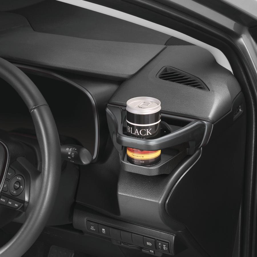 トヨタ カローラ専用 ドリンクホルダー スモークシルバー 運転席用 助手席用 セット NZ812 NZ828 カローラ カローラツーリング カローラスポーツ(R80)(P08) | カーメイト | 09