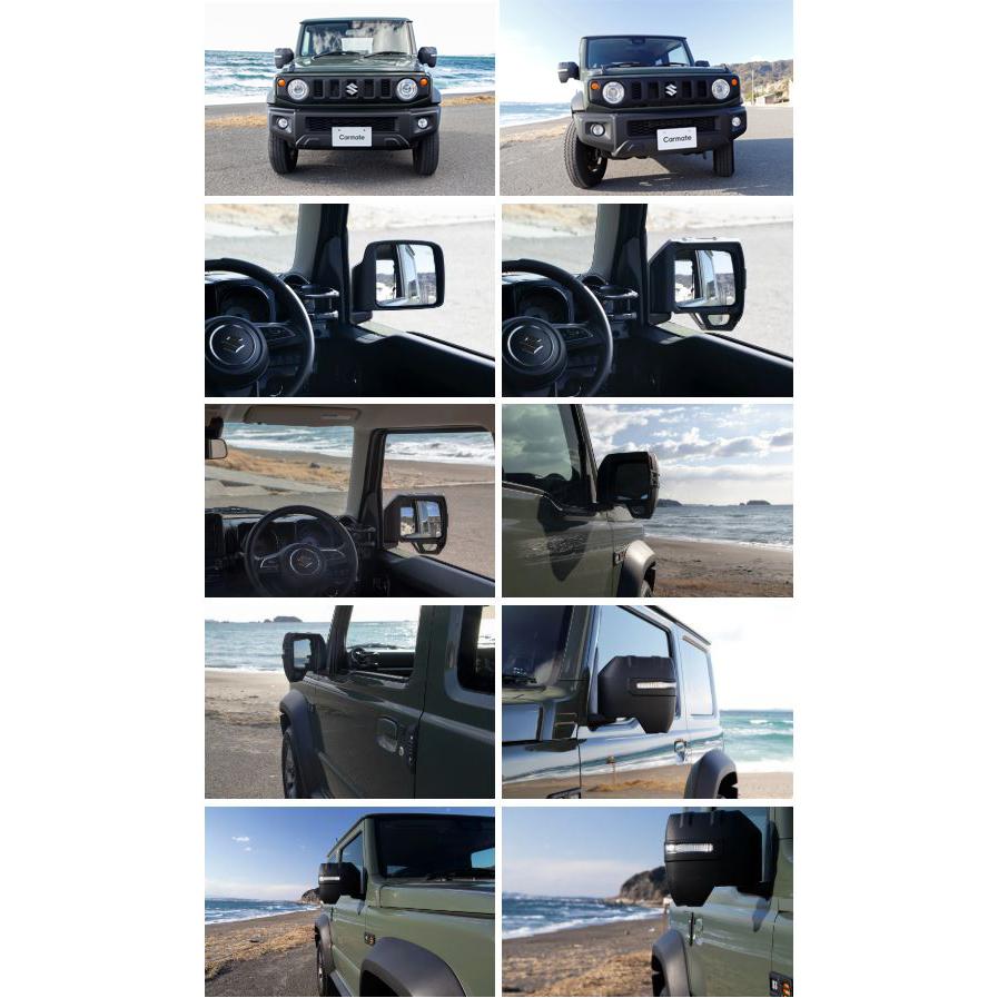 ジムニー専用ドアミラーカバー 新品未使用 スズキジムニー JB64W XL/XG ジムニーシエラ JB74W JL ドアミラー