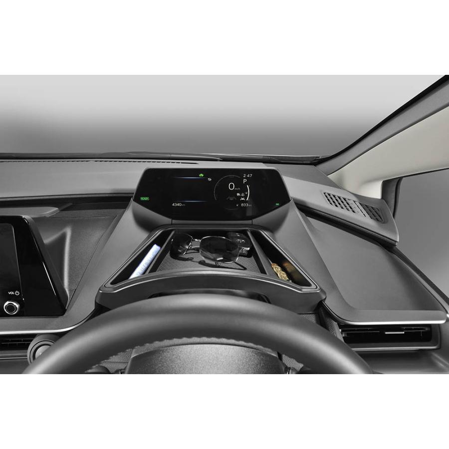 カーメイト（CARMATE） トヨタ プリウス 60系 専用 ハンドル裏 トレー