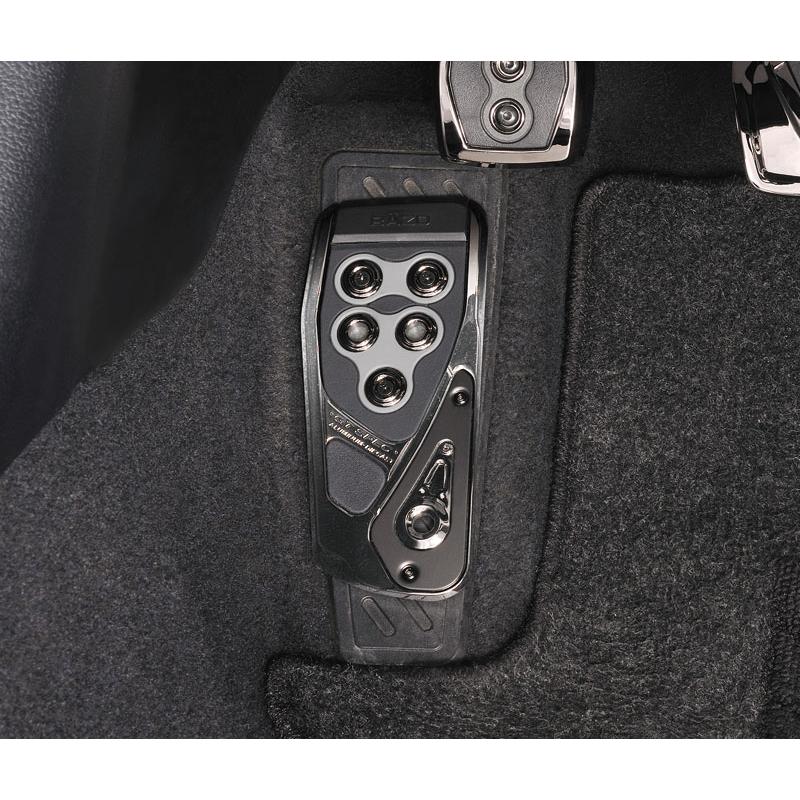 車 ペダル フットレスト カーメイト RP106BCR GTスペック フットレスト ブラッククローム RAZO ペダル carmate (R80)(P05) | カーメイト | 06