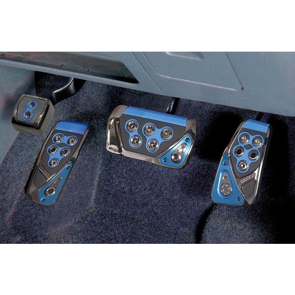 車 ペダル カーメイト RP108BL GTスペック ペダル フット パーキングブレーキペダル ブルー RAZO ペダル carmate (R80)(P05) | カーメイト | 01