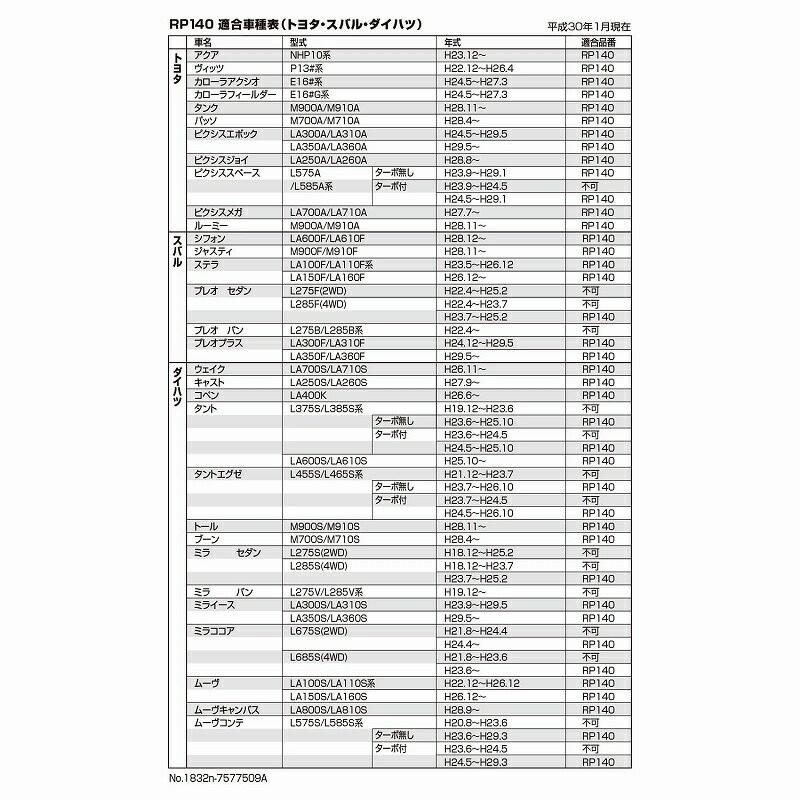 車 ペダル RP140 アルミ ＆ ラバー ペダル コンパクト トヨタ ダイハツ用 アクセルペダル ブレーキペダル carmate (R80)(P05)｜carmate｜06