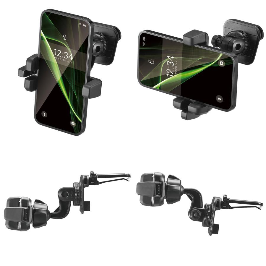 カーメイト（CARMATE） スマホホルダー 車 エアコン 車載 充電 SA39