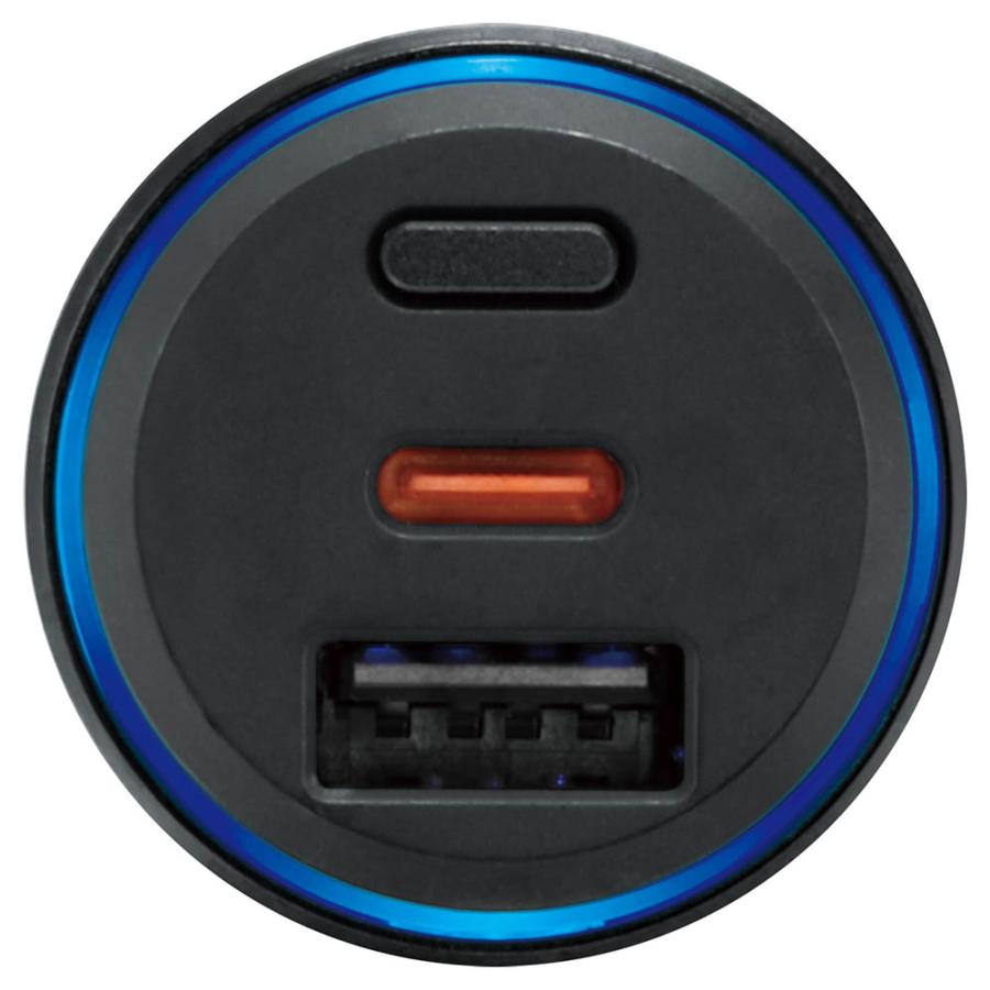 「探す」対応 2ポートカーチャージャー (USB-A+C) SA511 シガーソケット 車載USBカーチャージャ 急速充電 車 usb 充電 駐車位置特定 MFI認証 carmate (P05)(R80) | カーメイト | 12