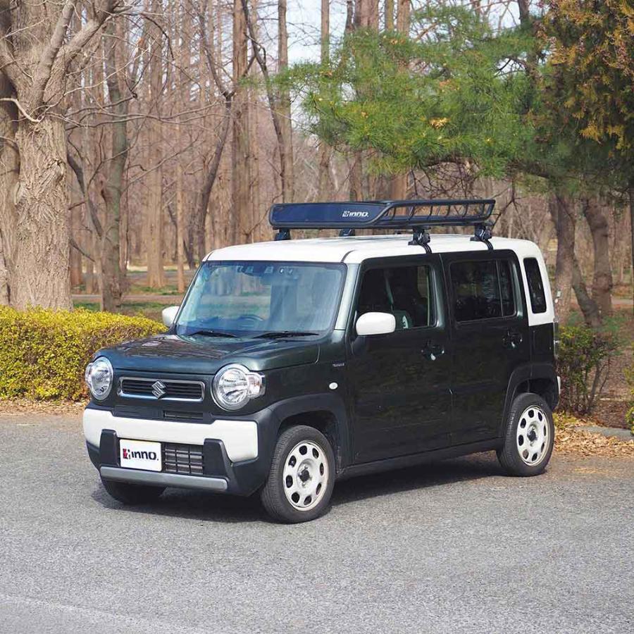 INNO スズキ ハスラー R2.1〜 MR52S/MR92S レール無 ルーフキャリア 車