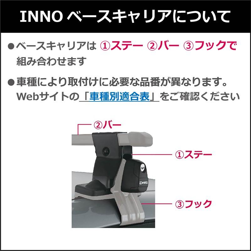 INNO トヨタ シエンタ 170系 H27.7〜R4.8 P17#G系 車 ルーフキャリア