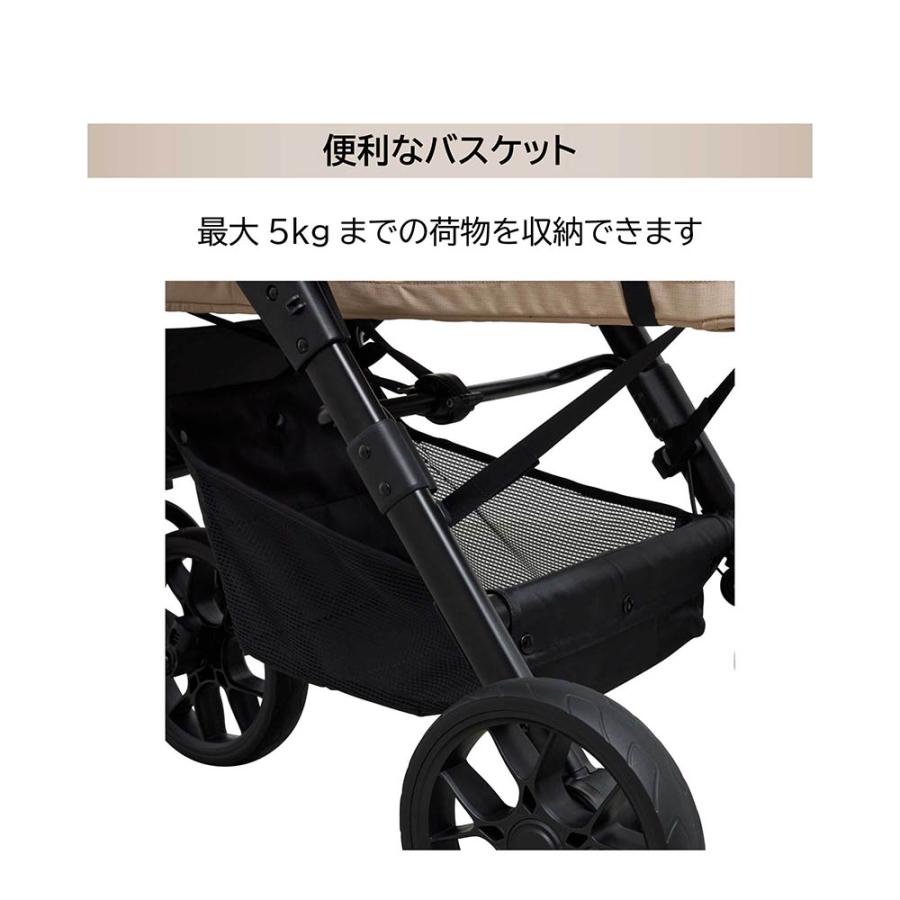 エールベベ・ゴーバギー ドッグ ブラック ST121 ペットカート 3輪 折りたたみ一体型カート GO.BUGGYDog 耐荷重 22kg コンパクト ペットキャリー ailebebe(P03) | カーメイト | 15