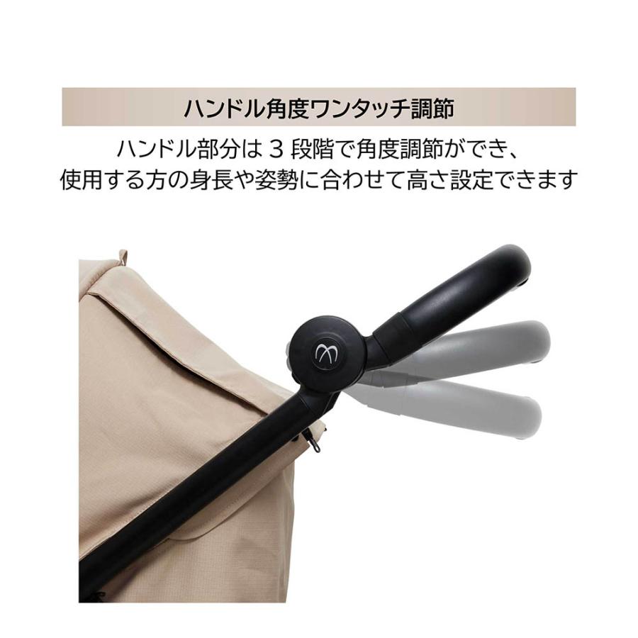 エールベベ・ゴーバギー ドッグ ブラック ST121 ペットカート 3輪 折りたたみ一体型カート GO.BUGGYDog 耐荷重 22kg コンパクト ペットキャリー ailebebe(P03) | カーメイト | 17