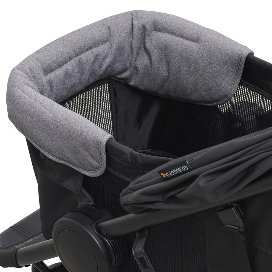 エールベベ・ゴーバギー ドッグ専用 フロントクッション  ナチュラルダークグレー ST950  クッション 洗える 犬用 ペット GO.BUGGYDog ailebebe (P07) | カーメイト | 06