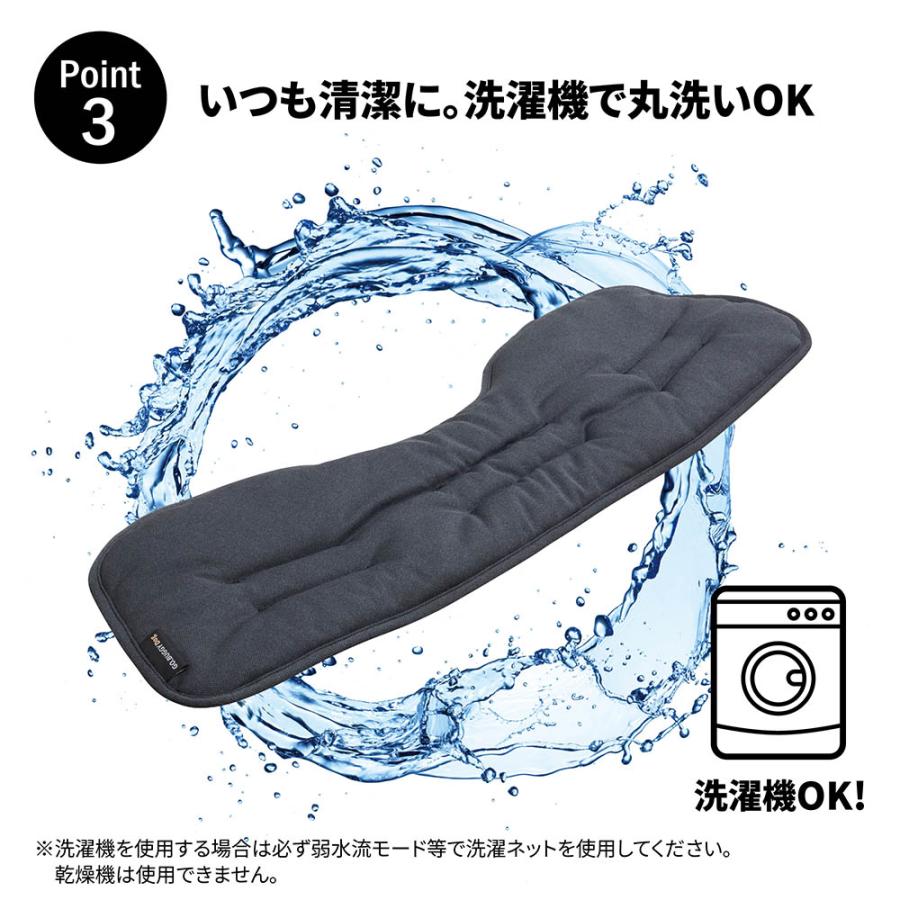 エールベベ・ゴーバギー ドッグ専用 フロントクッション  ナチュラルダークグレー ST950  クッション 洗える 犬用 ペット GO.BUGGYDog ailebebe (P07) | カーメイト | 03