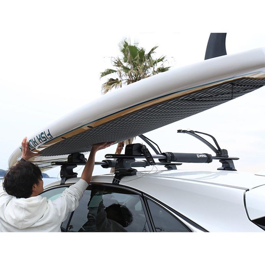 INNO 車 ルーフキャリア XA445 SUP ボード カヤック ロッカー フォー