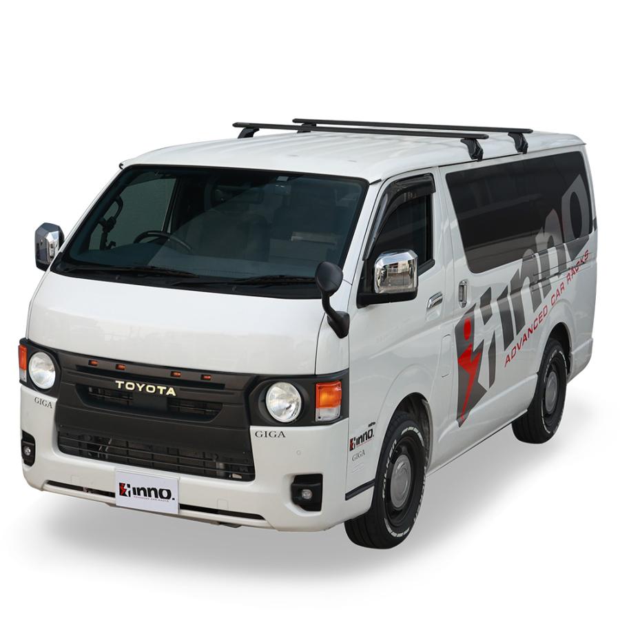 INNO ☆予約☆車 ベースキャリア XD202 ドリップエアロベースセット